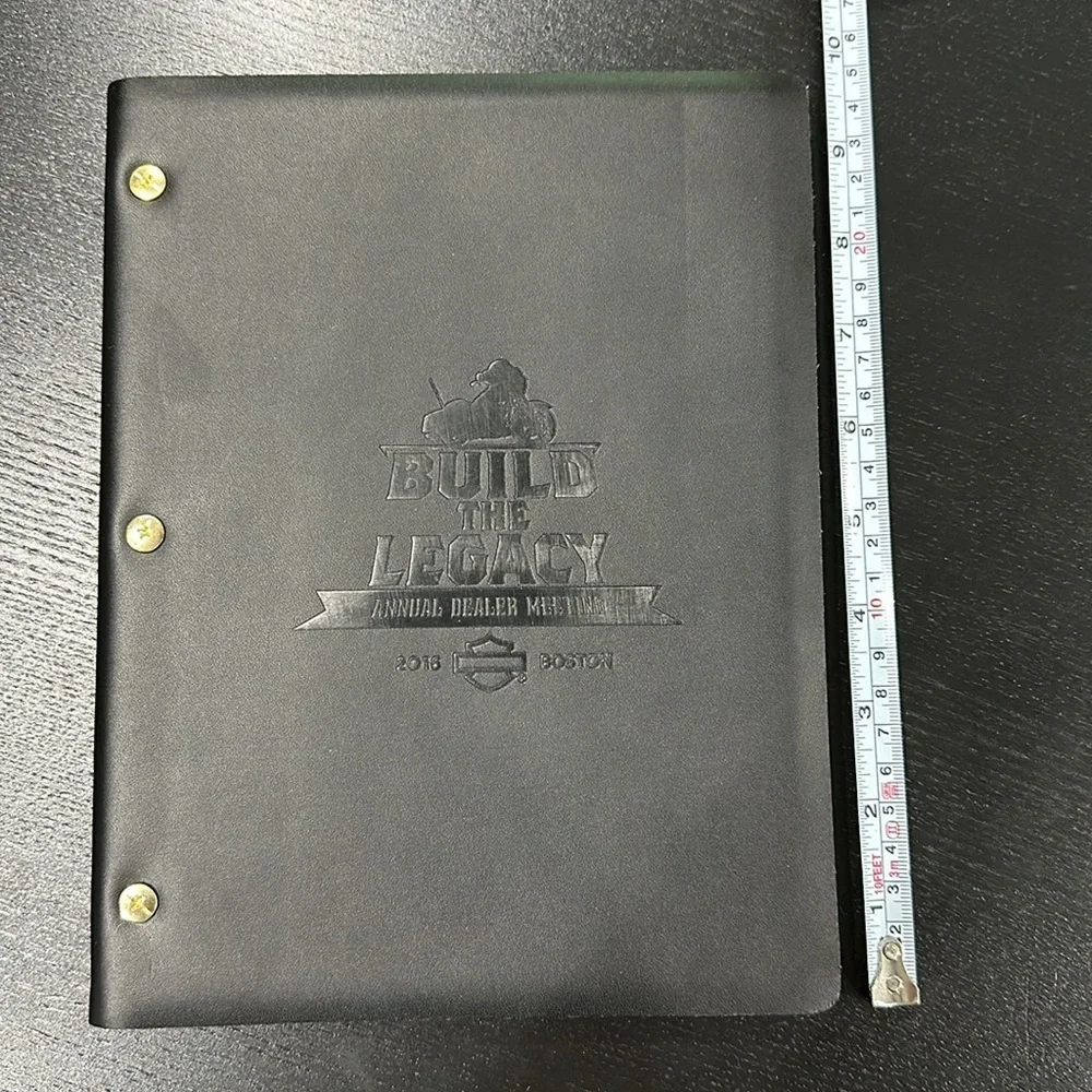 Harley-Davidson Leather Cover Notebook